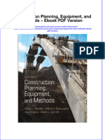 Construction Planning Equipment and Methods Ebook PDF Version