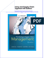 Purchasing and Supply Chain Management 6th Edition