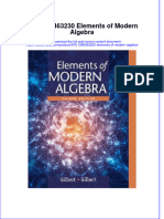 978 1285463230 Elements of Modern Algebra