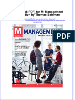 Etextbook PDF For M Management 5th Edition by Thomas Bateman