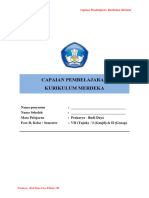 Capaian Pembelajaran Fase D - Prakarya Budi Daya