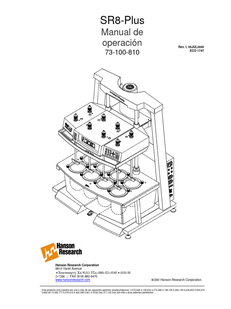 Hanson - SR8plus - Manual - EN (1) Español | PDF
