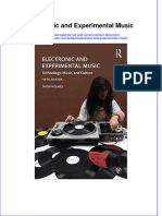 Electronic and Experimental Music