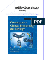 Contemporary Clinical Immunology and Serology Pearson Clinical Laboratory Science