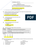 IX - SST - Marking Scheme - Periodical 2