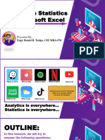 Fundamentals of Statistics With MS Excel
