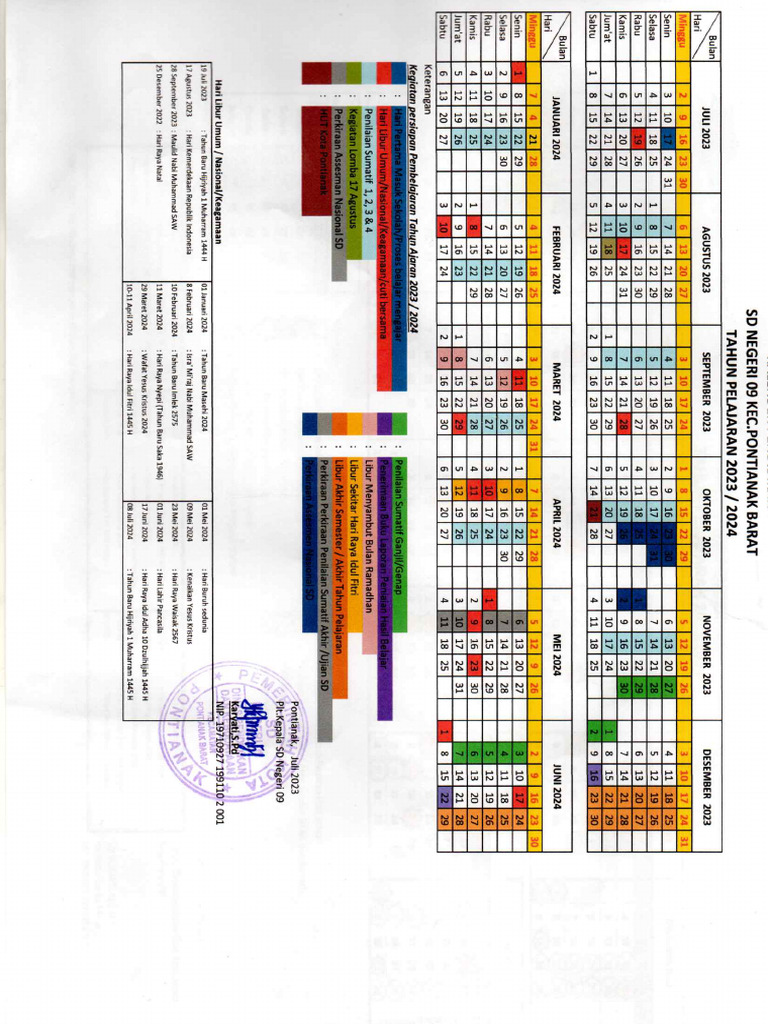 5. Kalender Pendidikan | PDF