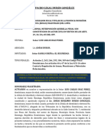 Querella Luis Carlos Diaz Perez Vs Danilo Ureña y Seguridad Personal