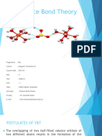 Metal-Ligand Complexes (CHE-311) (U-1)