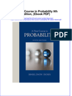A First Course in Probability 9th Edition Ebook PDF