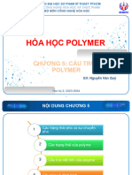 Hóa học Polymer - Chương 5 - Cấu trúc polymer