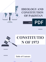 Ideology and Constitution of Pakistan-1
