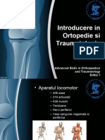 Introducere in Ortopedie Si Traumatologie