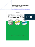 Contemporary Issues in Business Ethics 6th Edition