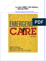 Emergency Care Emt 13th Edition Ebook PDF