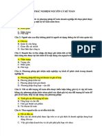 PDF Cau Hoi On Tap Trac Nghiem Nguyen Ly Ke Toan - Compress