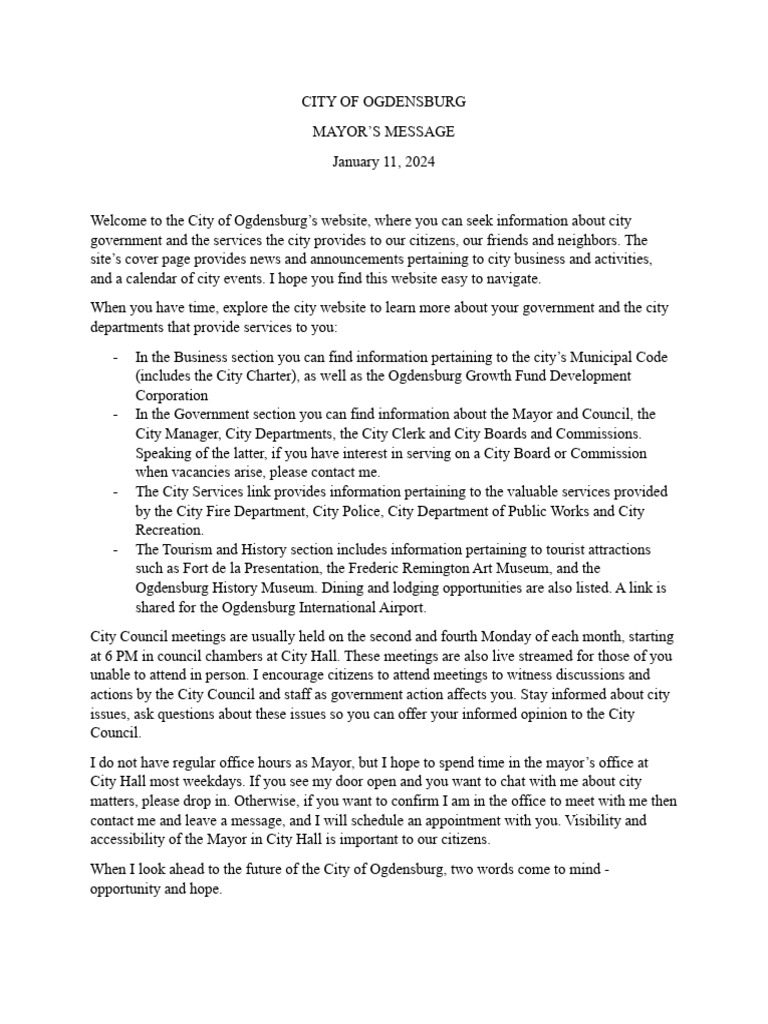 Ogdensburg Mayor Tooley Jan. 11, 2024 PDF
