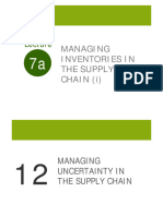 SCM Lecture 7a Managing Inventories in The Supply Chain (I) - Sheets