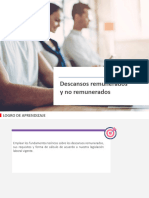 Descansos Remunerados y No Remunerados