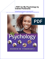 Etextbook PDF For My Psychology by Andrew Pomerantz
