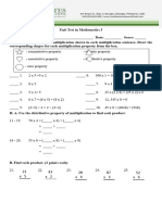 Unit Test Math 3