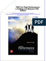 Etextbook PDF For Peak Performance Success in College and Beyond 10th Edition