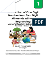 Math1 Q2mod7 Subtraction of One Digit Number Baguio Paspasan