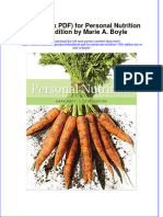Etextbook PDF For Personal Nutrition 10th Edition by Marie A Boyle