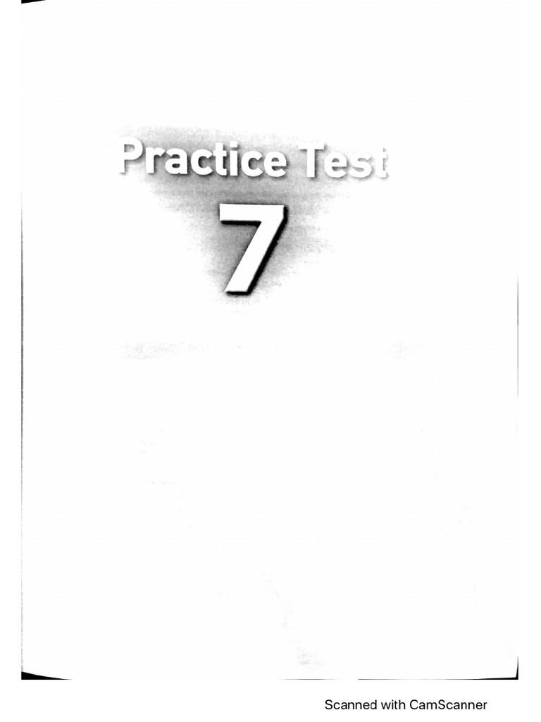 Practice Test 7 | PDF