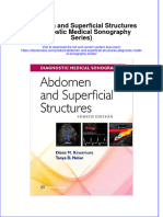 Abdomen and Superficial Structures Diagnostic Medical Sonography Series