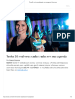 Tenha 50 Mulheres Cadastradas em Sua Agenda