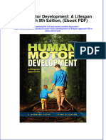Human Motor Development A Lifespan Approach 9th Edition Ebook PDF