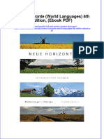 Neue Horizonte World Languages 8th Edition Ebook PDF