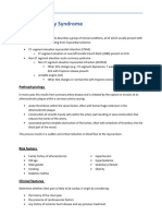 Acute Choronary Syndrome