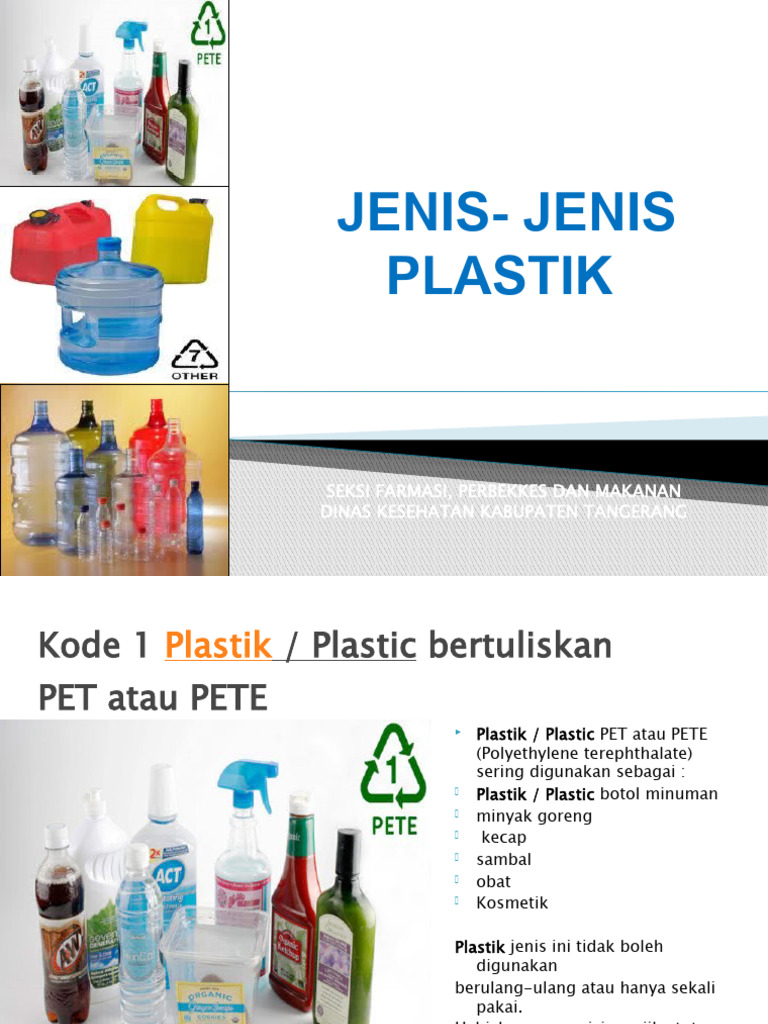 9 Jenis Jenis Plastik Pdf