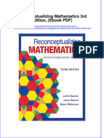 Reconceptualizing Mathematics 3rd Edition Ebook PDF