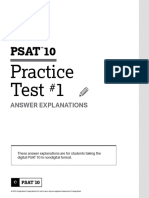 Psat 10 Practice Test 1 Answer Explanations