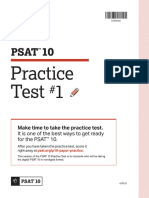 Psat 10 Practice Test 1