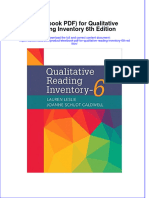 Etextbook PDF For Qualitative Reading Inventory 6th Edition