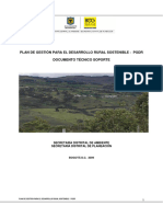 Plan de Gestion para El Desarrol Lo Rural Sostenible PGDR 2009 Dts