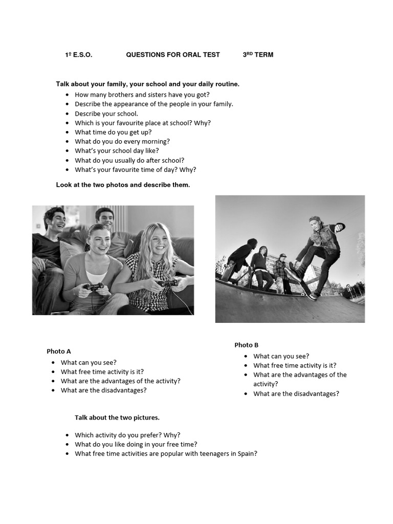 ENGLISH ORAL EXAM QUESTIONS PDF WITH ANSWERS visual data 5