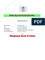 Modul Ajar Kelas 1 PB 6 Surat Al Ikhlas