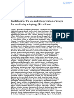 Guidelines For The Use and Interpretation of Assays For Monitoring Autophagy 4th Editionsup1sup 2021 Taylor and Francis LTD
