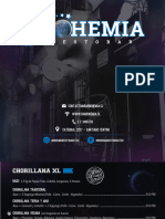 Bohemia Menu