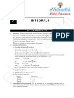 Class 12 Chapter 7 Maths Important Formulas