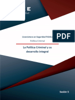 Política Criminal - Sesión 5