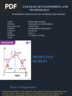 Naveen Kumar PPT On Projectile Motion