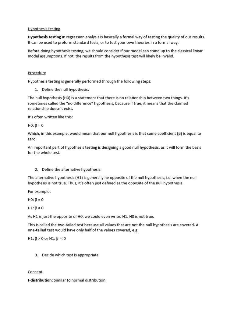 Hypothesis testing pdf p value statistical significance