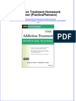 Addiction Treatment Homework Planner Practiceplanners