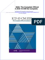 Icd 10 CM 2020 The Complete Official Codebook Icd 10 CM The Complete